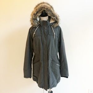 ladder creek high pile parka